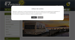 Desktop Screenshot of e7caravan.it