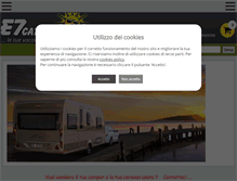 Tablet Screenshot of e7caravan.it